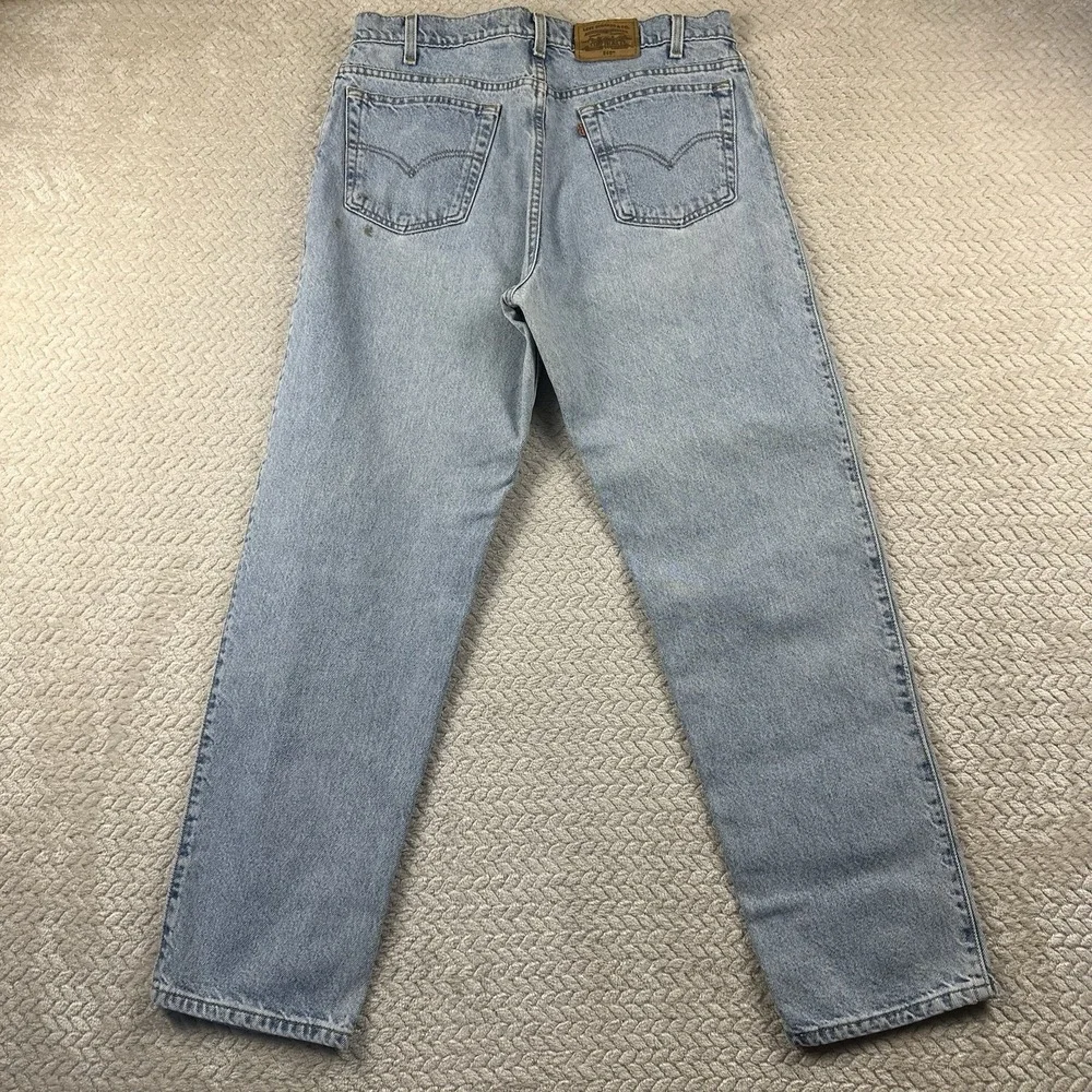Vintage Levis Orange Tab Mens 36x31 Jeans 540 Light Wash Relaxed Fit 90's Grunge